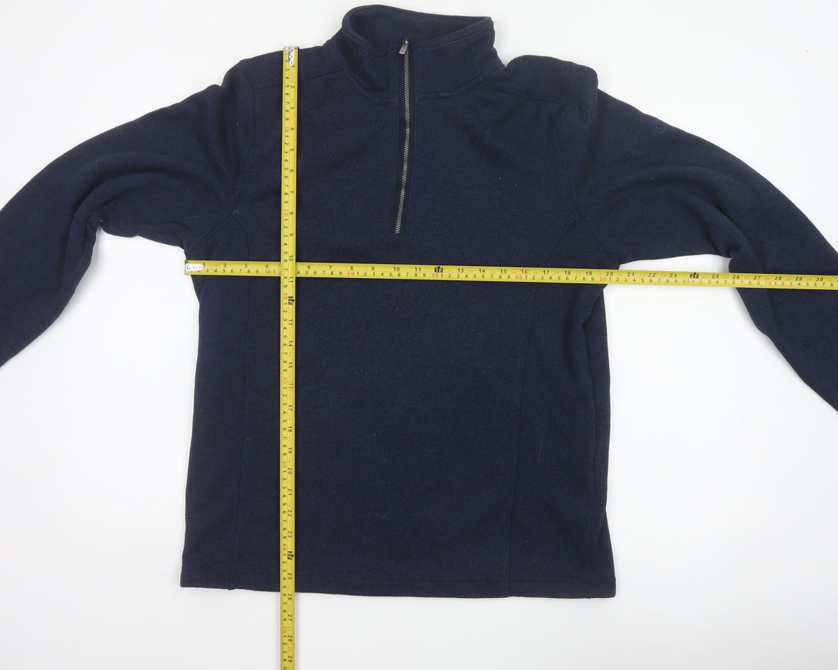 Craghoppers Men’s Blue M Quarter Zip Fleece Sweatshirt Outdoor
