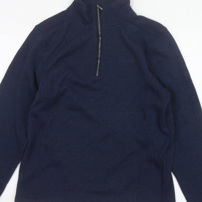 Craghoppers Men’s Blue M Quarter Zip Fleece Sweatshirt Outdoor