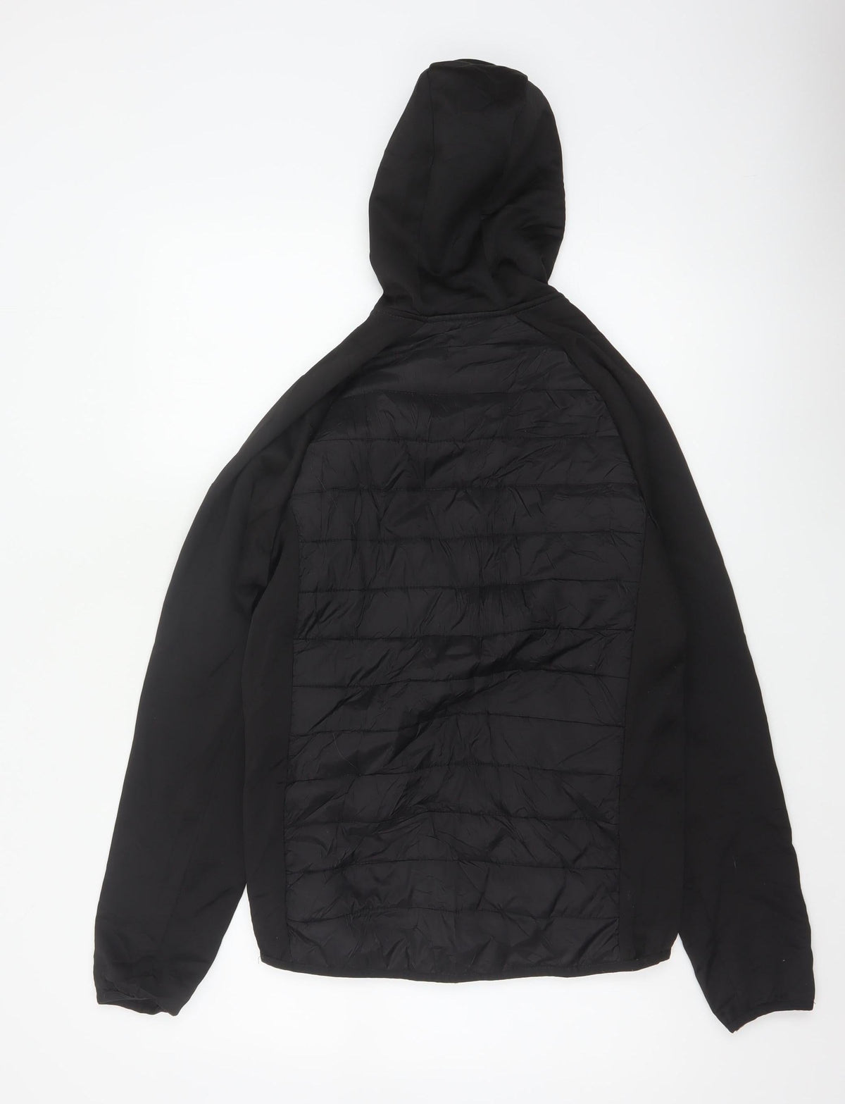 Regatta Men's Black S Hooded Quilted Hybrid Puffer Jacket