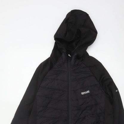 Regatta Men's Black S Hooded Quilted Hybrid Puffer Jacket
