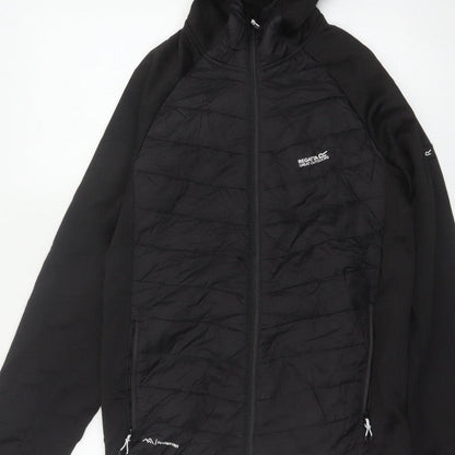 Regatta Men's Black S Hooded Quilted Hybrid Puffer Jacket