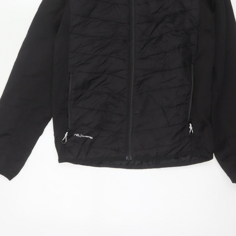 Regatta Men's Black S Hooded Quilted Hybrid Puffer Jacket