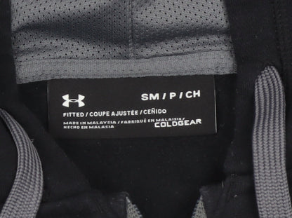Under Armour Men’s Black S ColdGear Full Zip Hooded Fitted Hoodie
