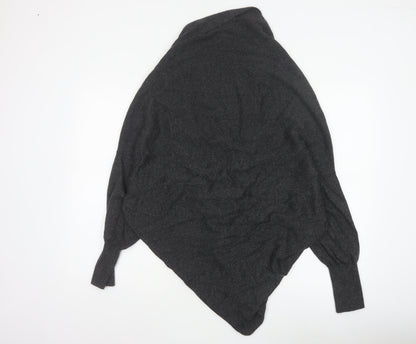 Autograph Women’s Grey UK 14 Wrap Cardigan Cashmere Blend Knit