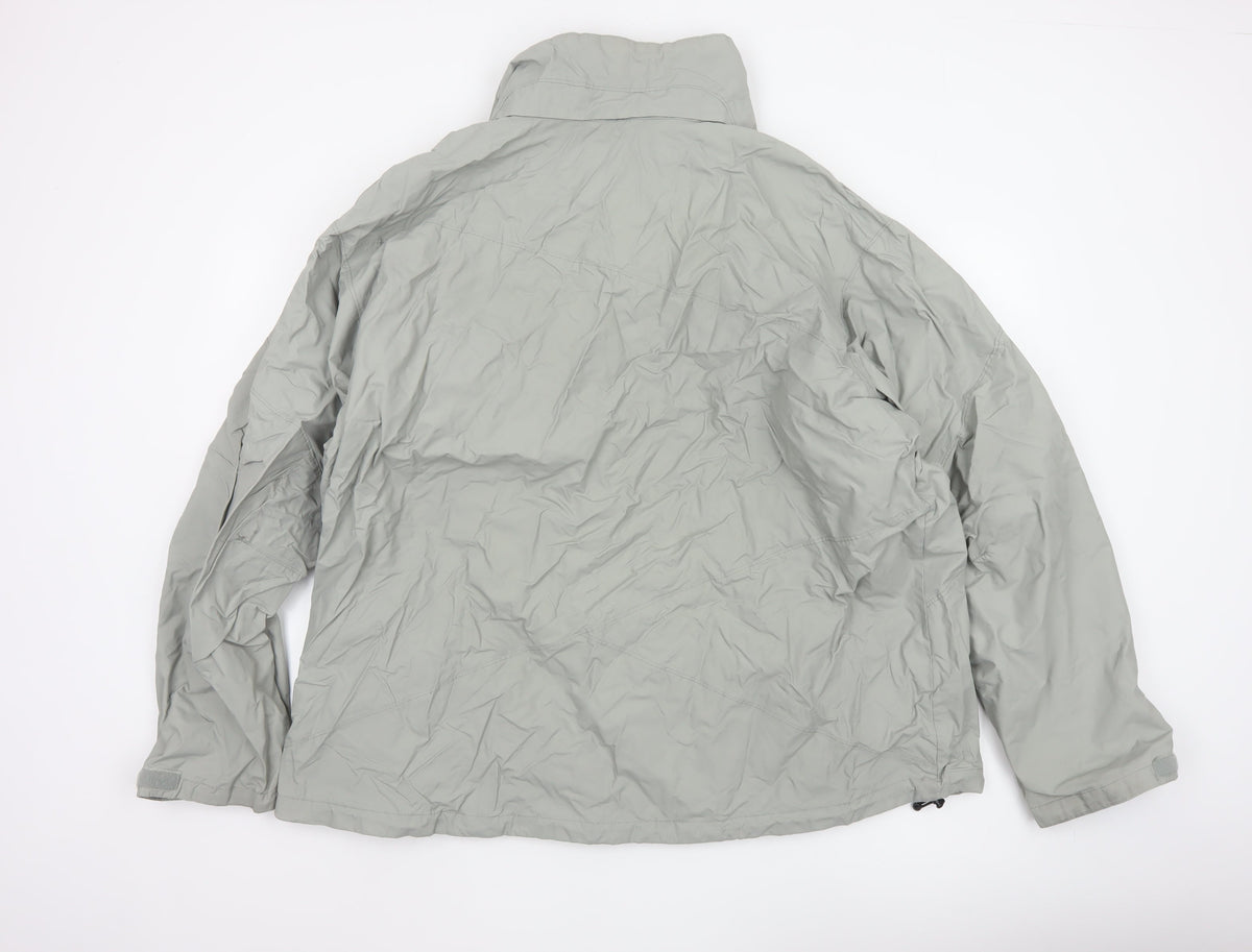 Columbia Men's Grey 2XL Interchange 3-in-1 Jacket Outdoor Full Zip