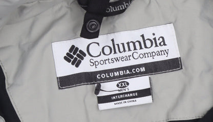 Columbia Men's Grey 2XL Interchange 3-in-1 Jacket Outdoor Full Zip