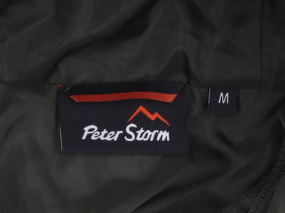 Peter Storm Men's Green M Hooded Quilted Puffer Jacket Full Zip