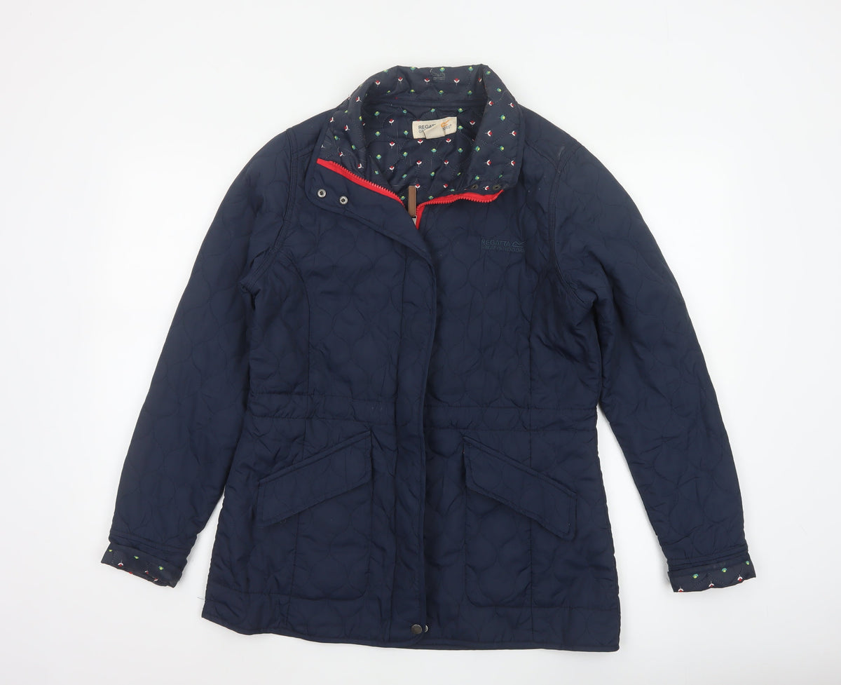 Regatta Women’s Navy UK 14 Quilted Padded Mid-Length Jacket