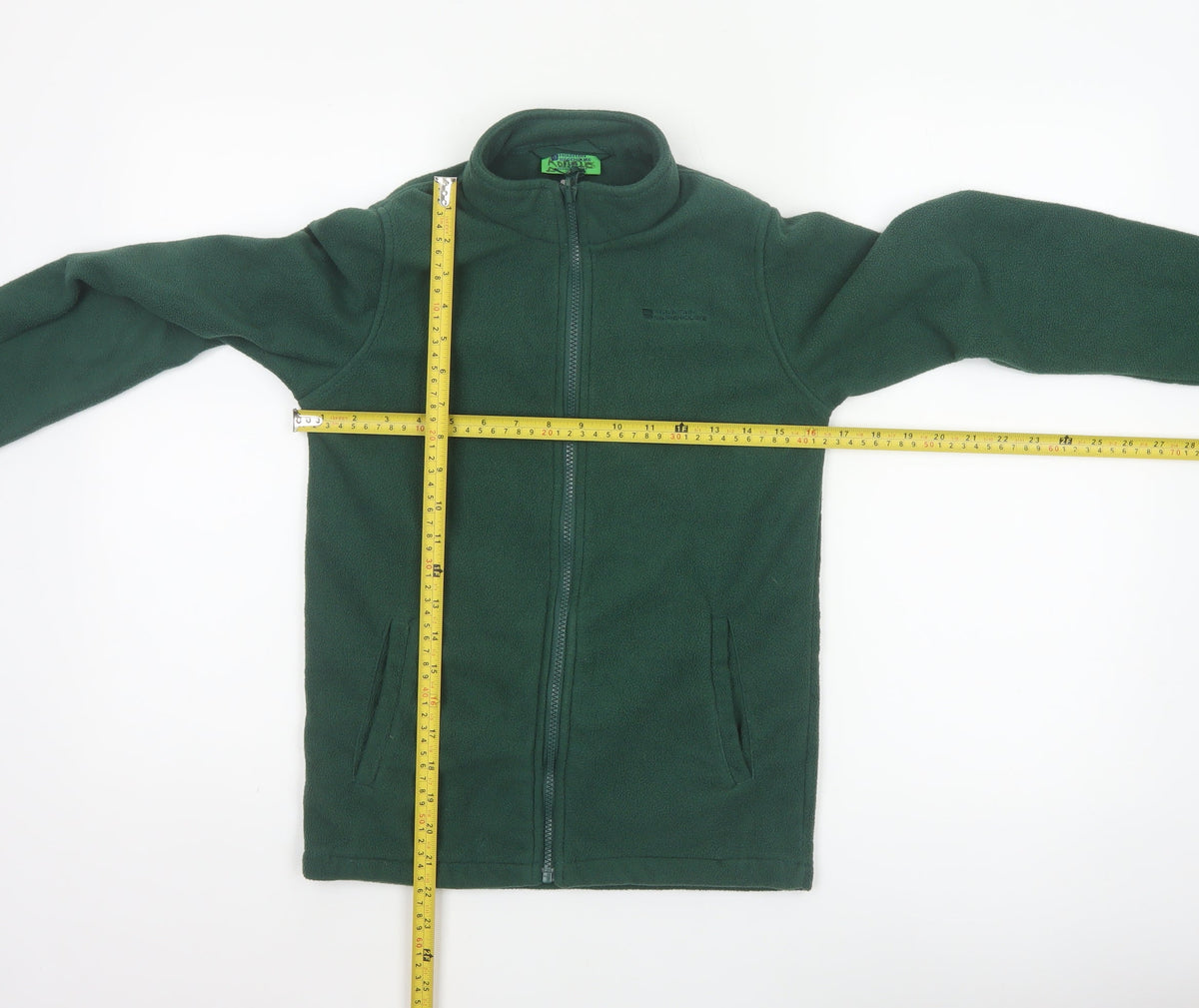Mountain Warehouse Boys Green 11-12 Years Fleece Full Zip Jacket