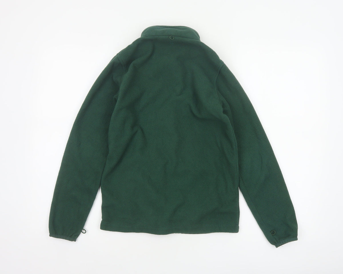 Mountain Warehouse Boys Green 11-12 Years Fleece Full Zip Jacket