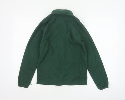 Mountain Warehouse Boys Green 11-12 Years Fleece Full Zip Jacket