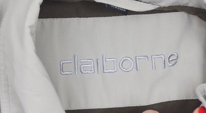 Claiborne Men’s Beige XL Full Zip Lined Basic Jacket