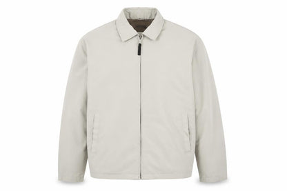Claiborne Men’s Beige XL Full Zip Lined Basic Jacket