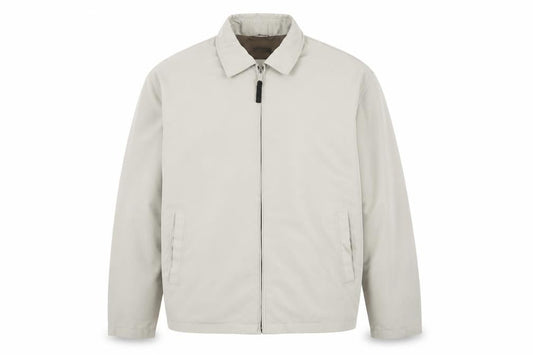Claiborne Men’s Beige XL Full Zip Lined Basic Jacket