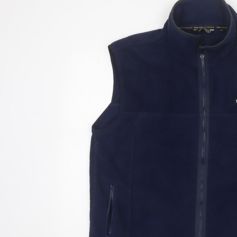 Peter Storm Men’s Navy M Fleece Bodywarmer Waistcoat Full Zip Outdoor