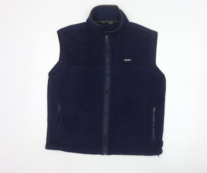 Peter Storm Men’s Navy M Fleece Bodywarmer Waistcoat Full Zip Outdoor