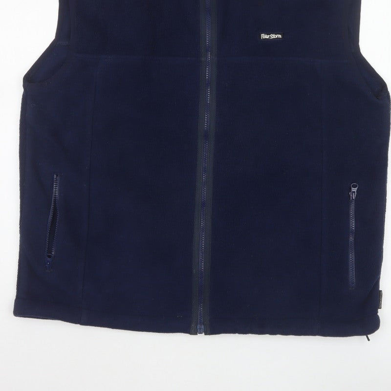 Peter Storm Men’s Navy M Fleece Bodywarmer Waistcoat Full Zip Outdoor