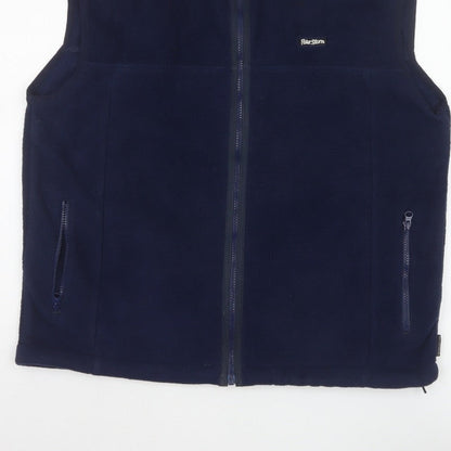 Peter Storm Men’s Navy M Fleece Bodywarmer Waistcoat Full Zip Outdoor