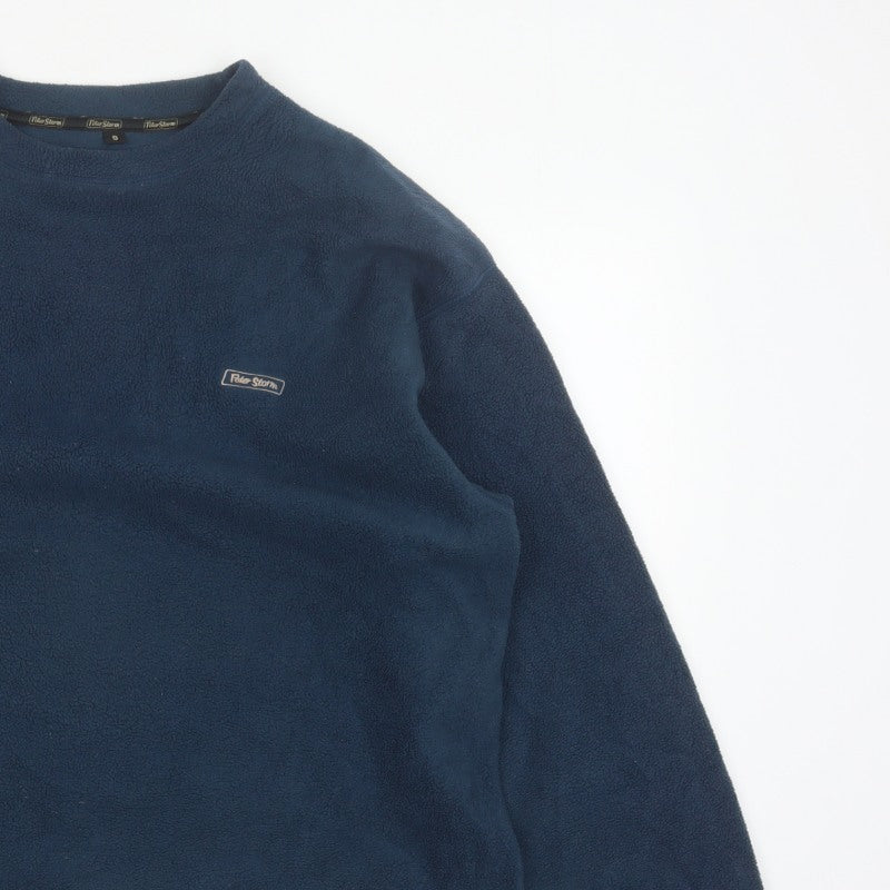 Peter Storm Men’s Blue S Fleece Pullover Crew Neck Outdoor Sweatshirt