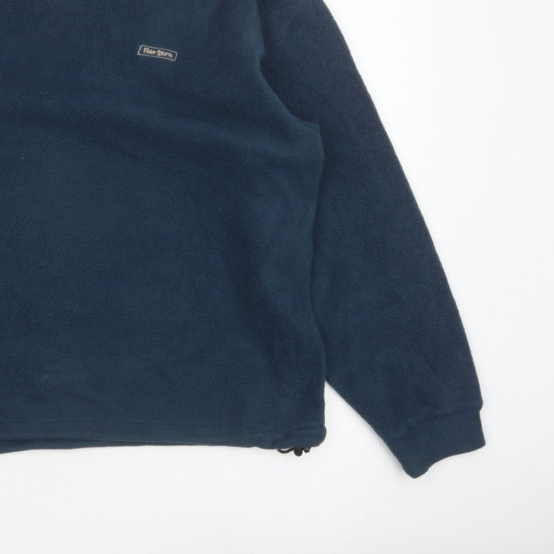 Peter Storm Men’s Blue S Fleece Pullover Crew Neck Outdoor Sweatshirt