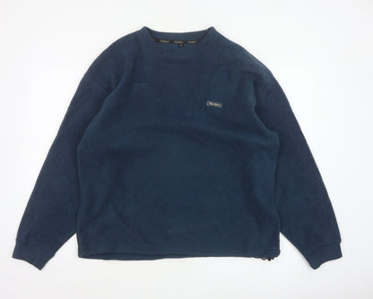 Peter Storm Men’s Blue S Fleece Pullover Crew Neck Outdoor Sweatshirt