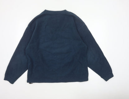 Peter Storm Men’s Blue S Fleece Pullover Crew Neck Outdoor Sweatshirt