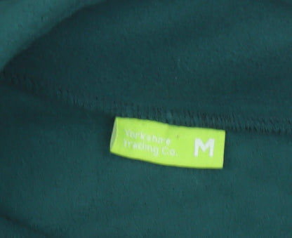 Yorkshire Racing Co Womens Green M Fleece Waistcoat Full Zip Pockets