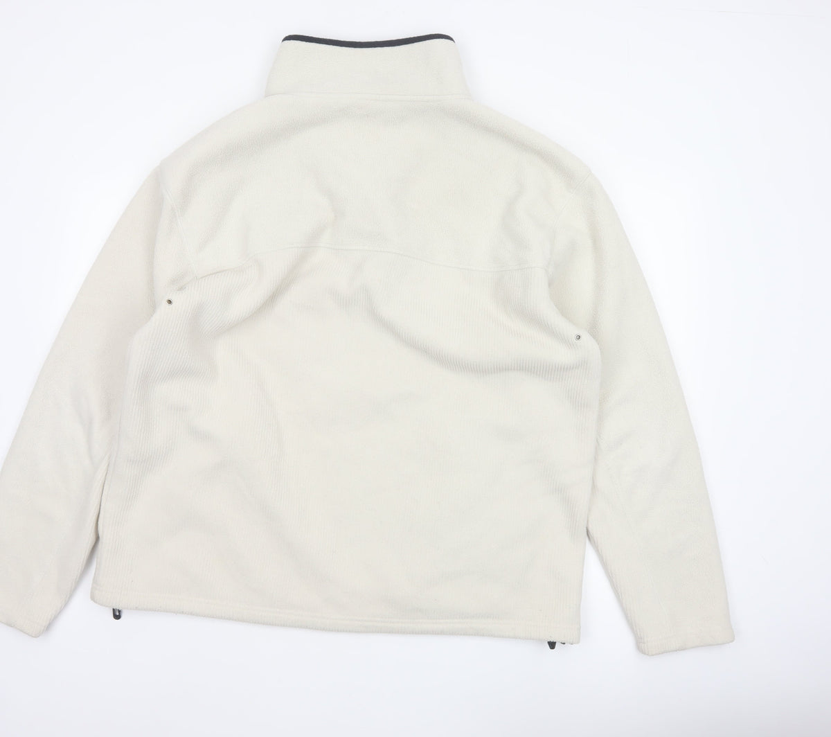 SE Active Men's Ivory XL Pullover 1/4 Zip Fleece Sweatshirt