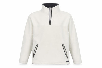 SE Active Men's Ivory XL Pullover 1/4 Zip Fleece Sweatshirt