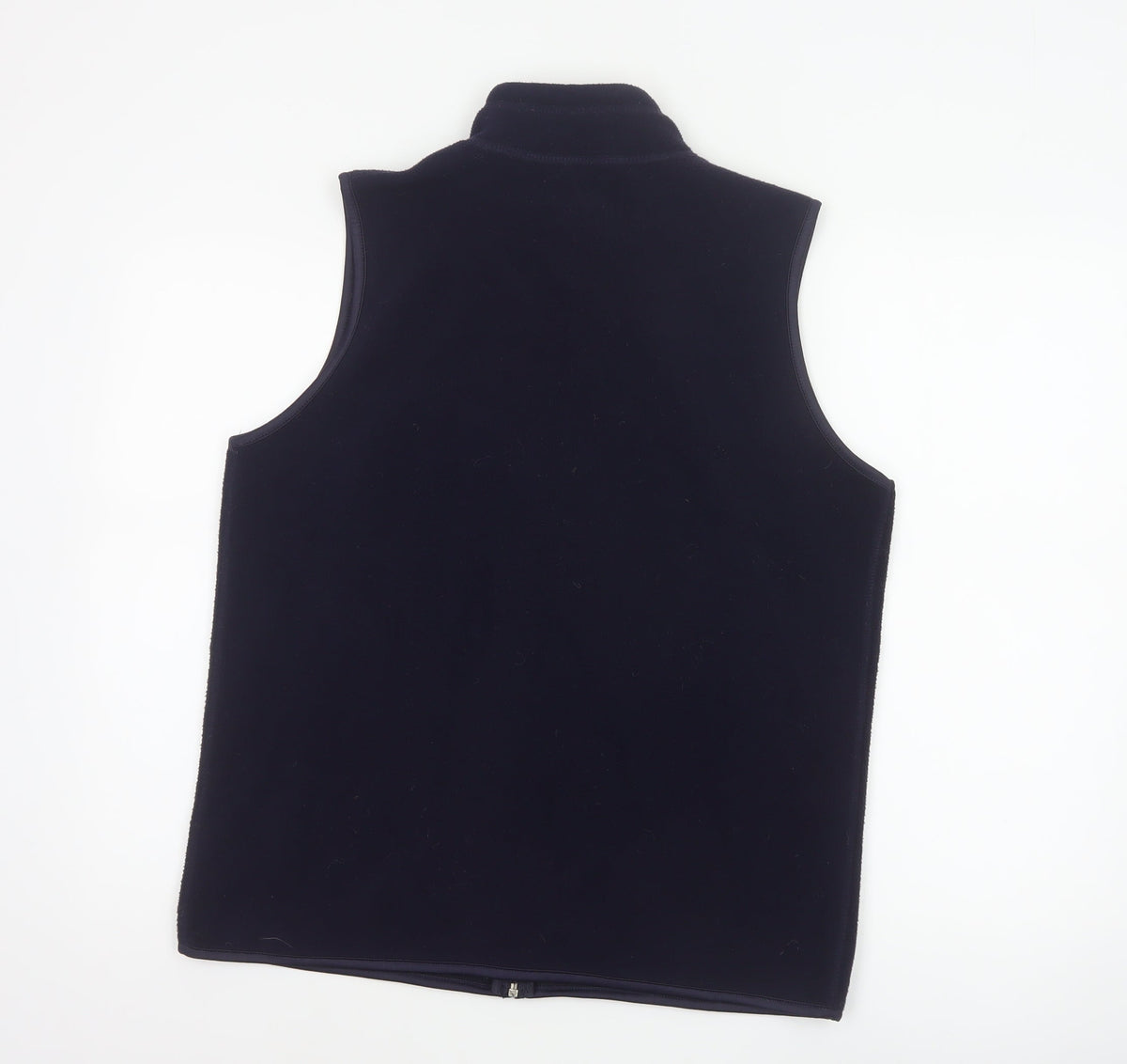 EWM Women Blue 14/16 Fleece Bodywarmer Waistcoat Full Zip Pockets
