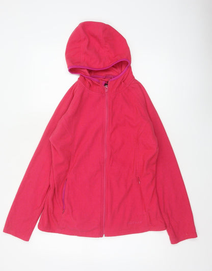Peter Storm Women’s Pink UK 14 Full Zip Hooded Fleece Hoodie