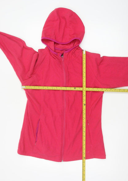 Peter Storm Women’s Pink UK 14 Full Zip Hooded Fleece Hoodie