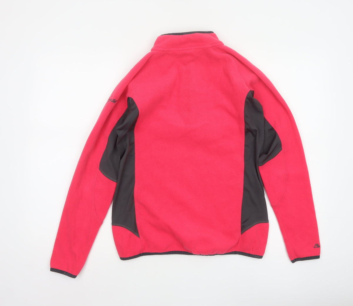 TOG24 Women’s Pink Black Fleece Half Zip Sweatshirt UK 12