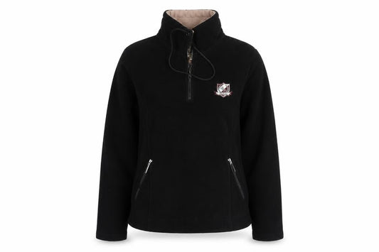 Dublin Women’s Black M Equestrian Fleece 1/4 Zip Sweatshirt
