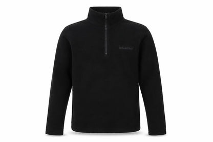 Campri Boys Black 13 Years 1/4 Zip Fleece Pullover Sweatshirt