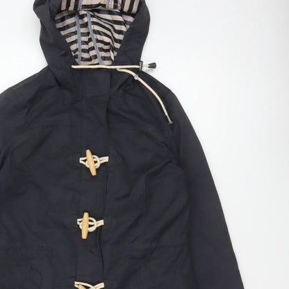 Fat Face Women’s Blue UK 10 Hooded Duffle Parka Jacket