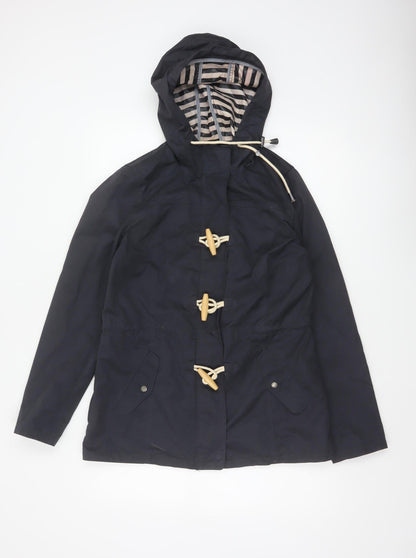 Fat Face Women’s Blue UK 10 Hooded Duffle Parka Jacket