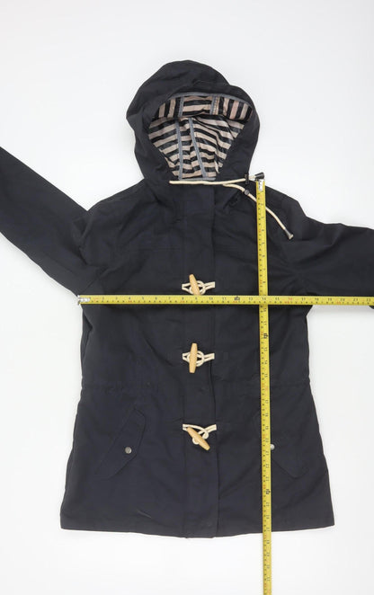 Fat Face Women’s Blue UK 10 Hooded Duffle Parka Jacket