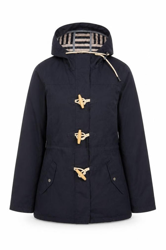 Fat Face Women’s Blue UK 10 Hooded Duffle Parka Jacket