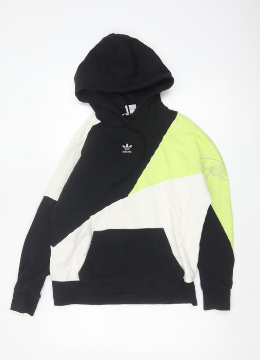 Adidas Originals Women’s Multicoloured UK 4 Colourblock Pullover Hoodie