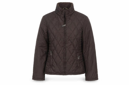 George Women’s Brown UK 12 Quilted Padded Zip Jacket