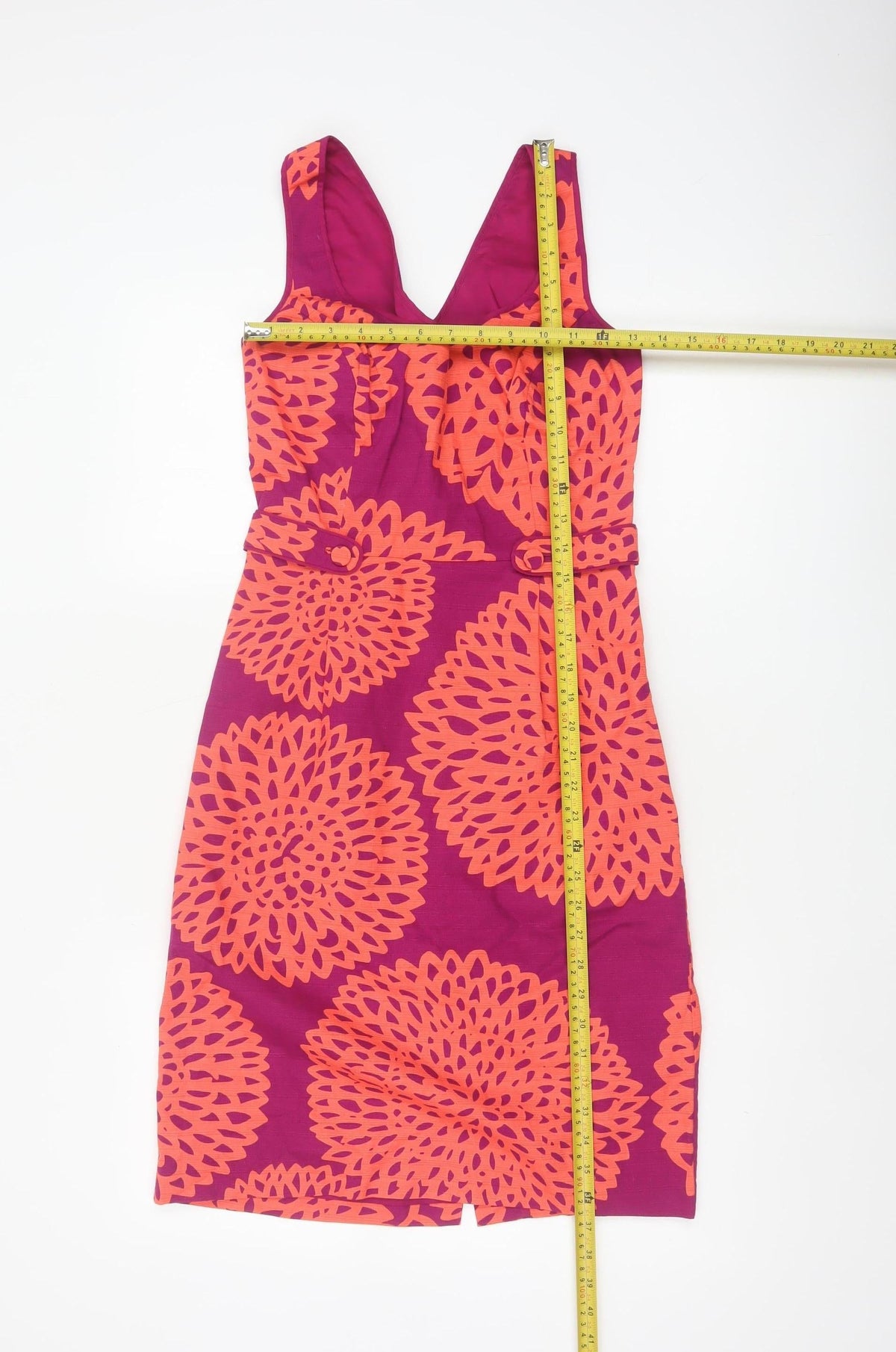 Boden Women Multicoloured Floral A-Line Knee Dress UK 14