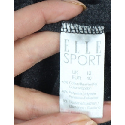 Elle Sport Women’s Grey Size 12 Pullover Hoodie V-Neck