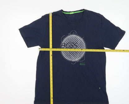 Hugo Boss Men’s Blue XL Martin Kaymer Golf Graphic Crew Neck T-Shirt