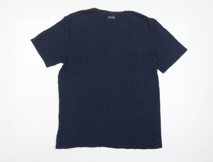 Hugo Boss Men’s Blue XL Martin Kaymer Golf Graphic Crew Neck T-Shirt