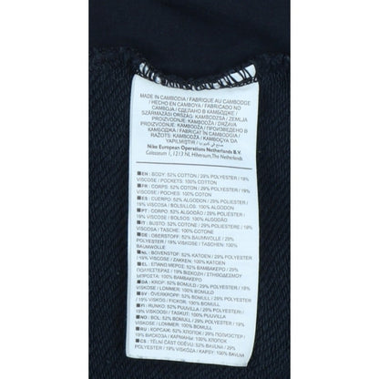Nike Women’s Black S Pullover Sweatshirt White Logo Raglan Crew Neck