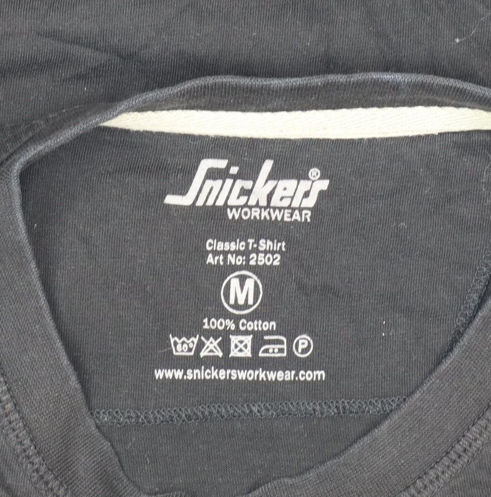 Snickers Workwear Men’s Black M Classic Graphic Print Cotton T-Shirt