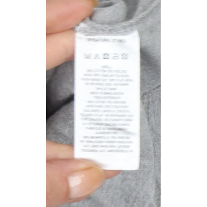 French Connection Men Grey 2XL Long Sleeve 1/4 Zip Polo Shirt