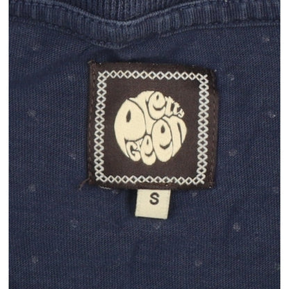 Pretty Green Men’s Blue Polka Dot Logo Short Sleeve Polo Shirt S