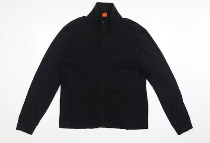 BOSS Hugo Boss Men’s Black XL Full Zip High Neck Sweatshirt